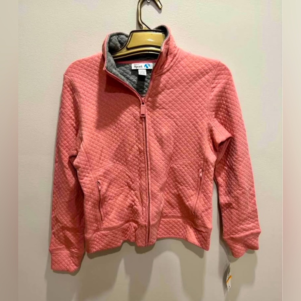 NWT style & co Pink quilted jacket